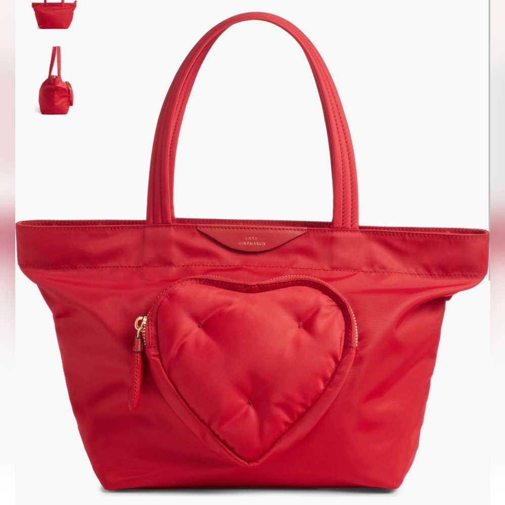 Anya Hindmarch Heart Mini Tote Bag